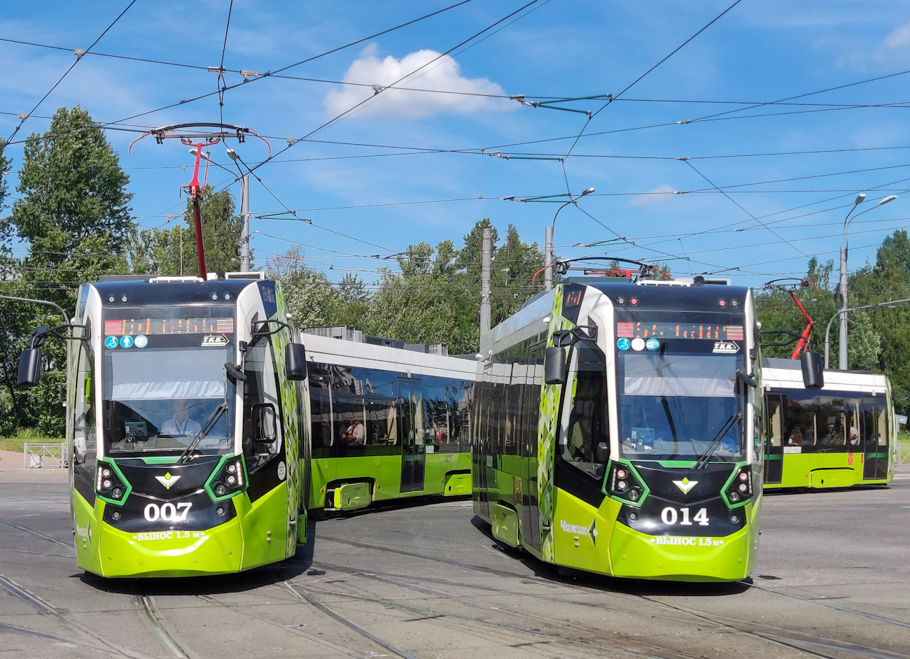 Санкт-Петербург, Stadler B85600M № 007; Санкт-Петербург, Stadler B85600M № 014