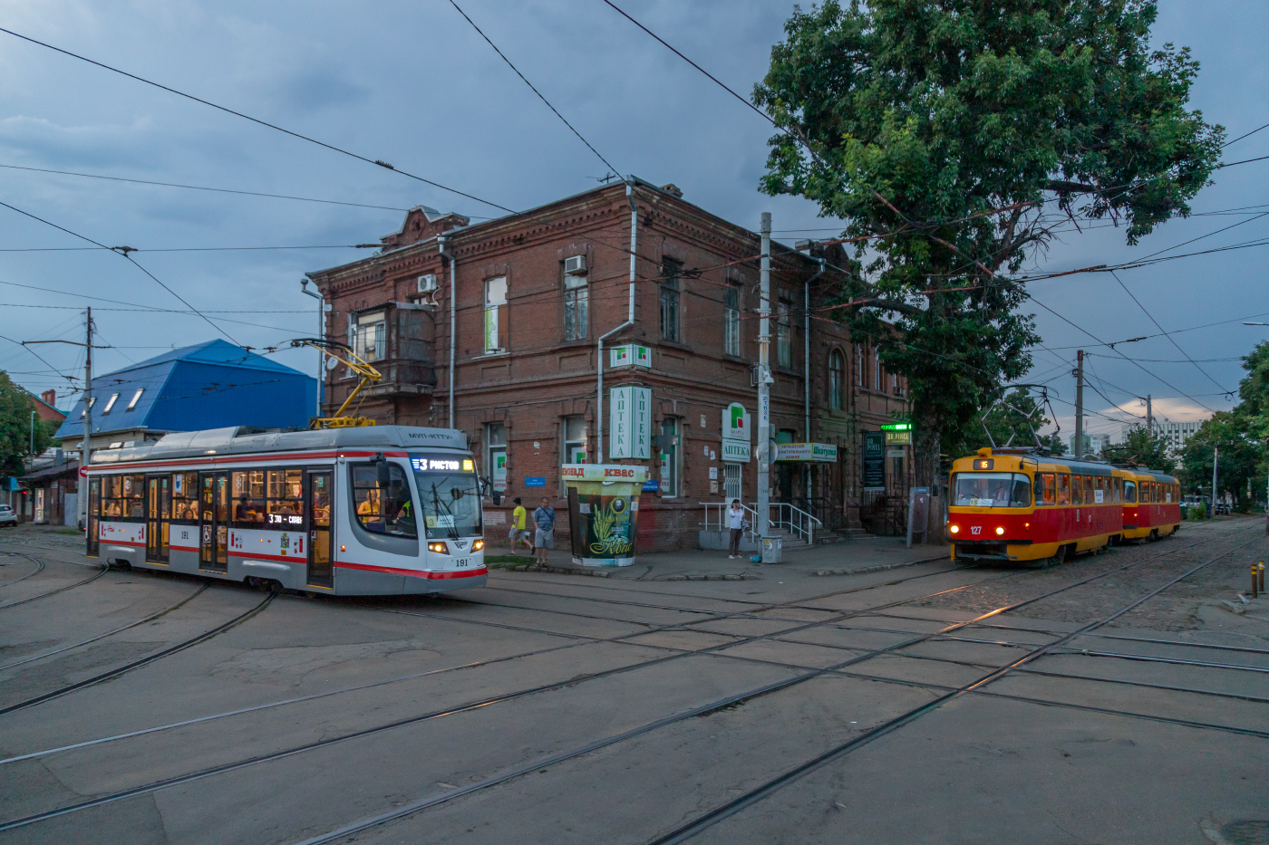 Краснодар, 71-623-04 № 191; Краснодар, Tatra T3SU № 127