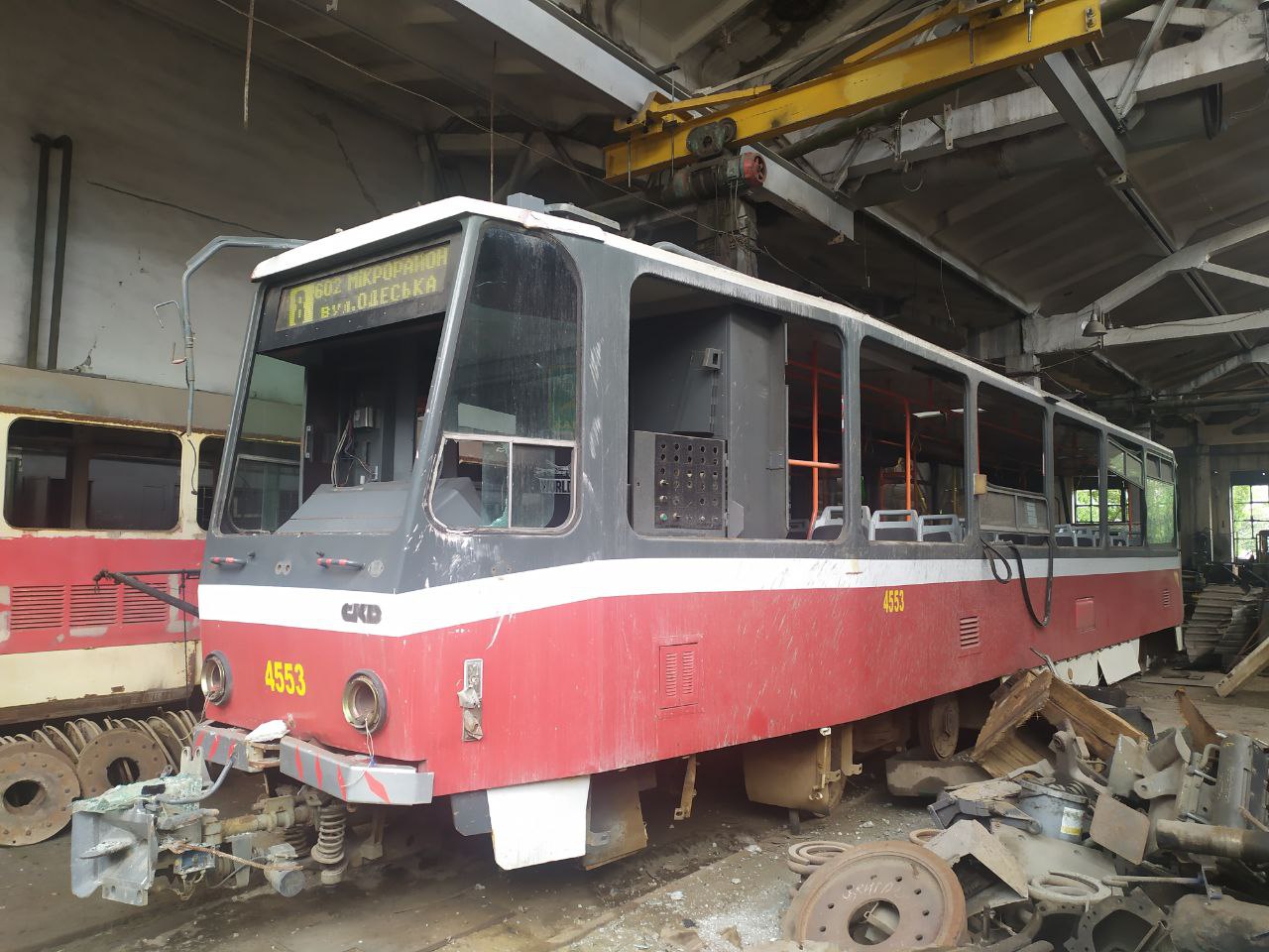 Kharkiv, Tatra T6A5 N°. 4553