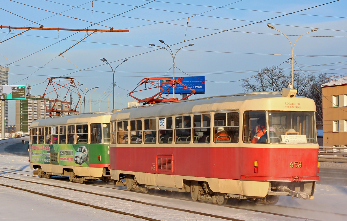 Екатеринбург, Tatra T3SU № 658