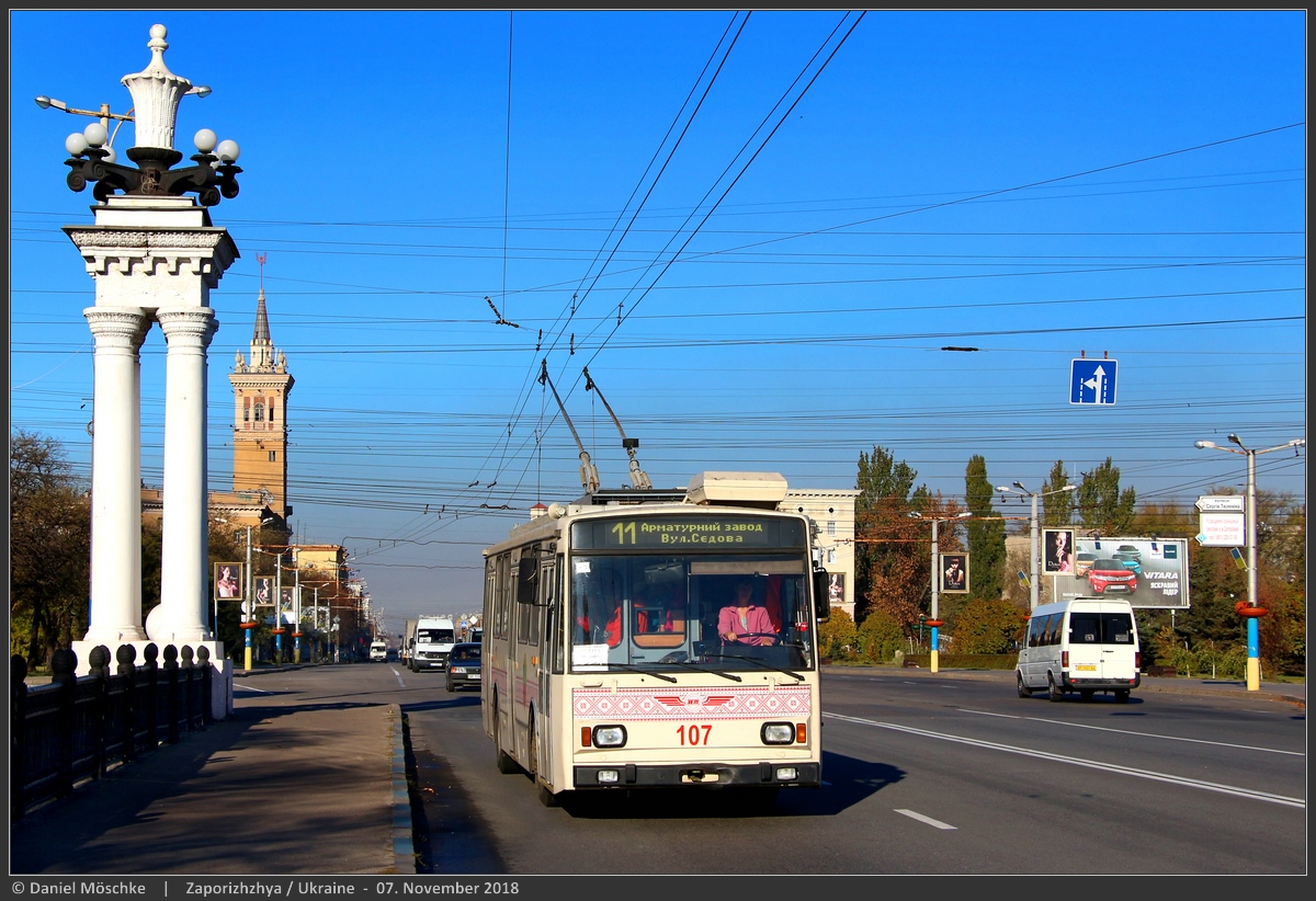 Запорожье, Škoda 14TrM № 107