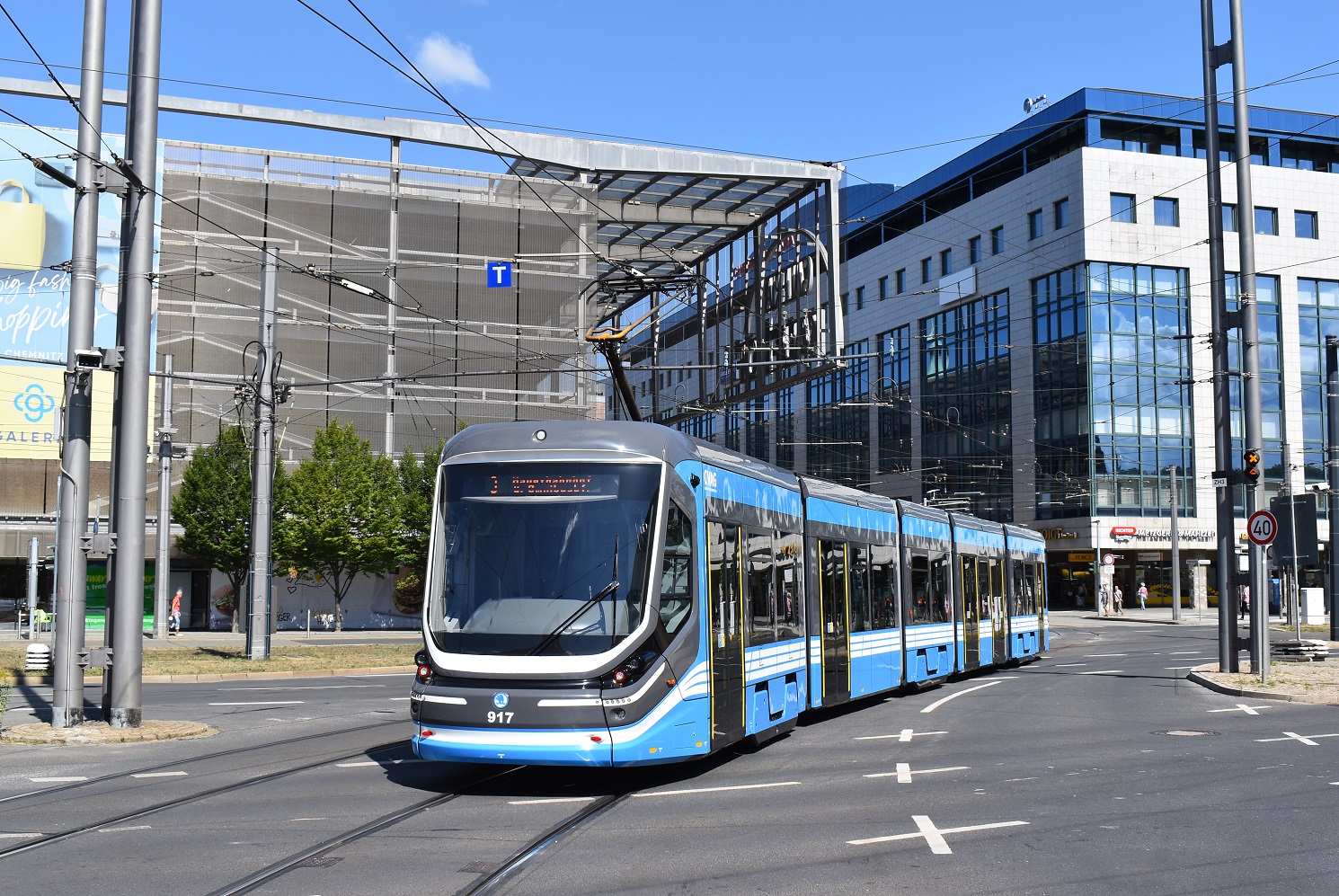 Хемниц, Škoda 35T ForCity Classic № 917