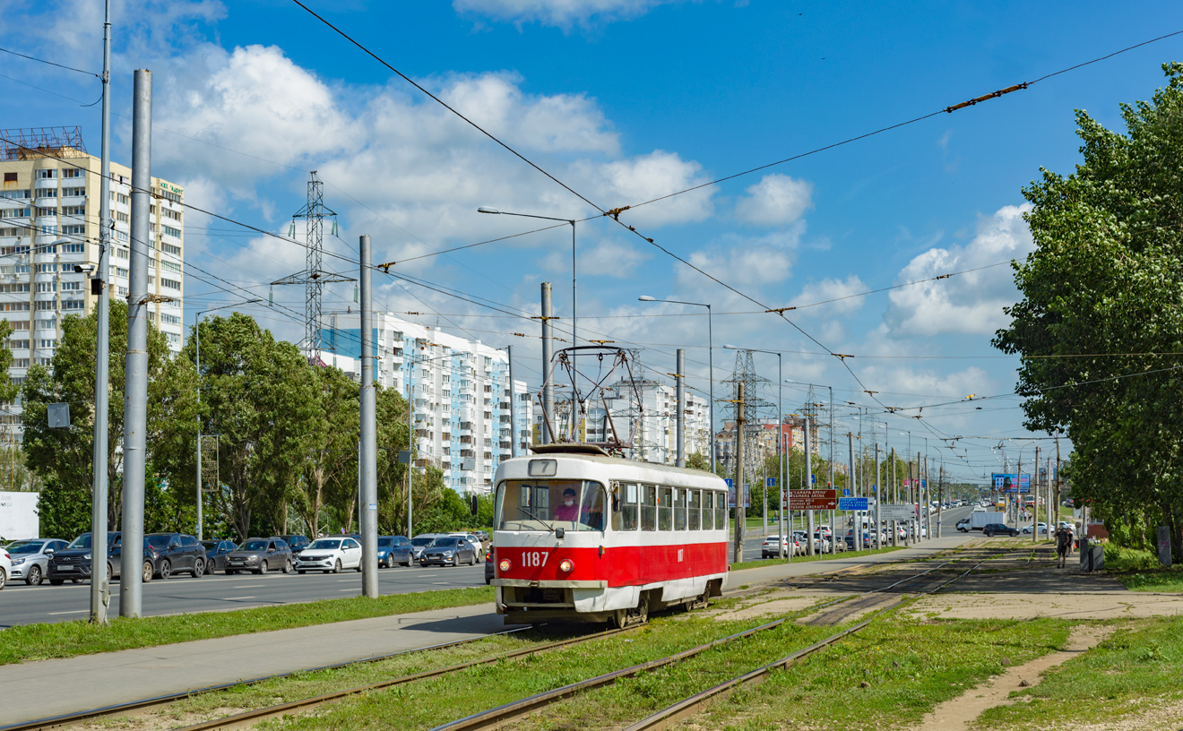 Samara, Tatra T3SU (2-door) № 1187