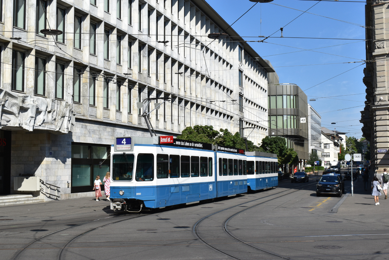 Цюрих, SWP/SIG/BBC Be 4/6 "Tram 2000" № 2050