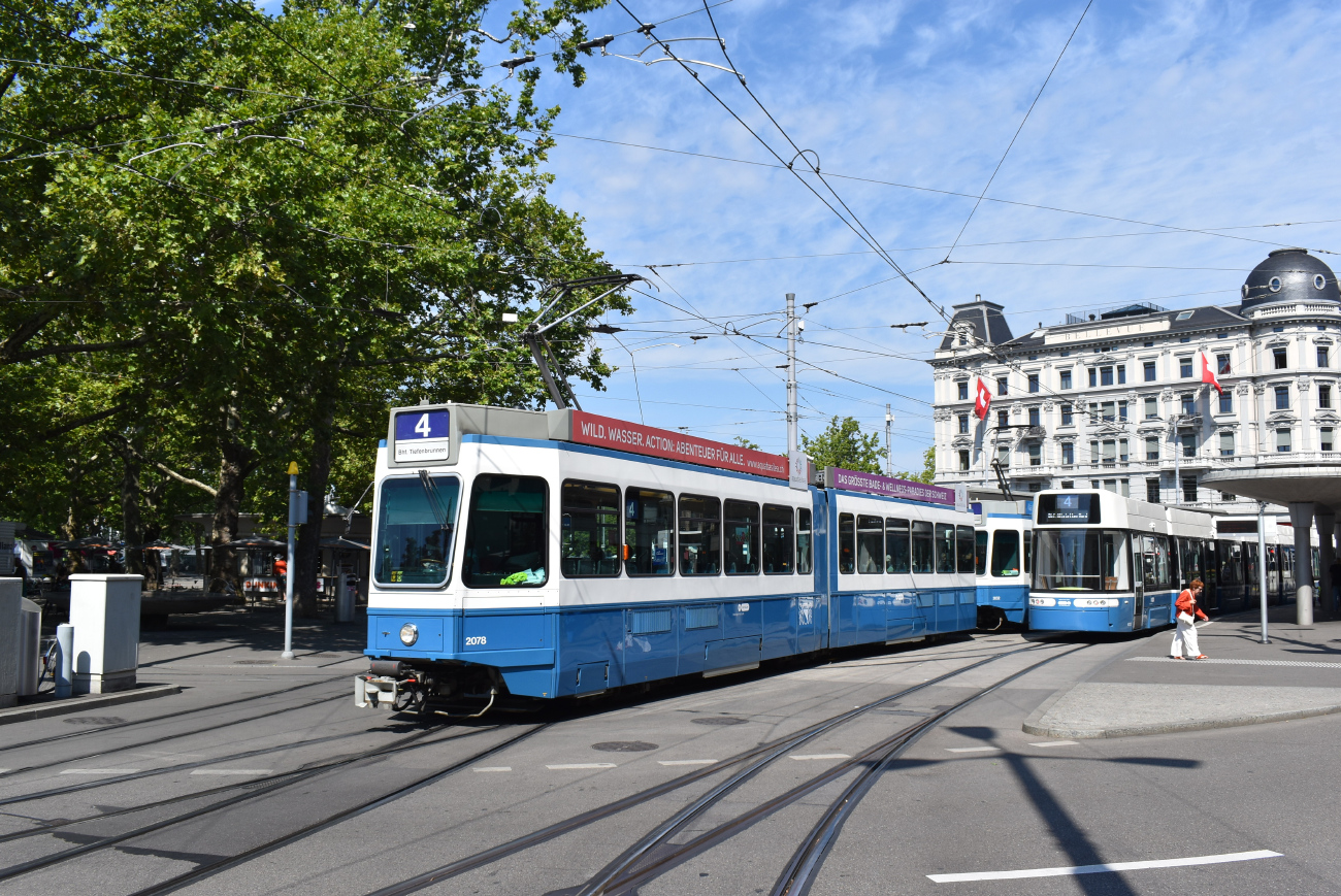 Цюрих, SWP/SIG/BBC Be 4/6 "Tram 2000" № 2078