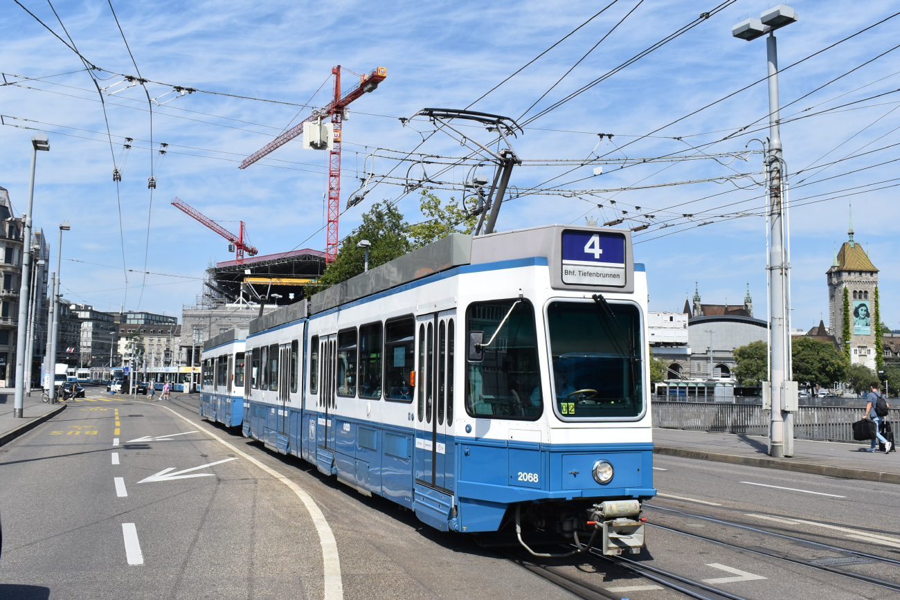 Цюрих, SWP/SIG/BBC Be 4/6 "Tram 2000" № 2068