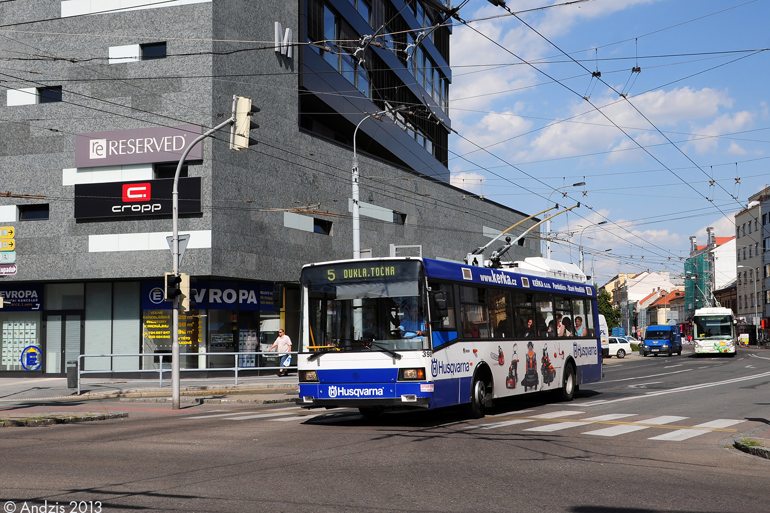 Пардубице, Škoda 21Tr № 398