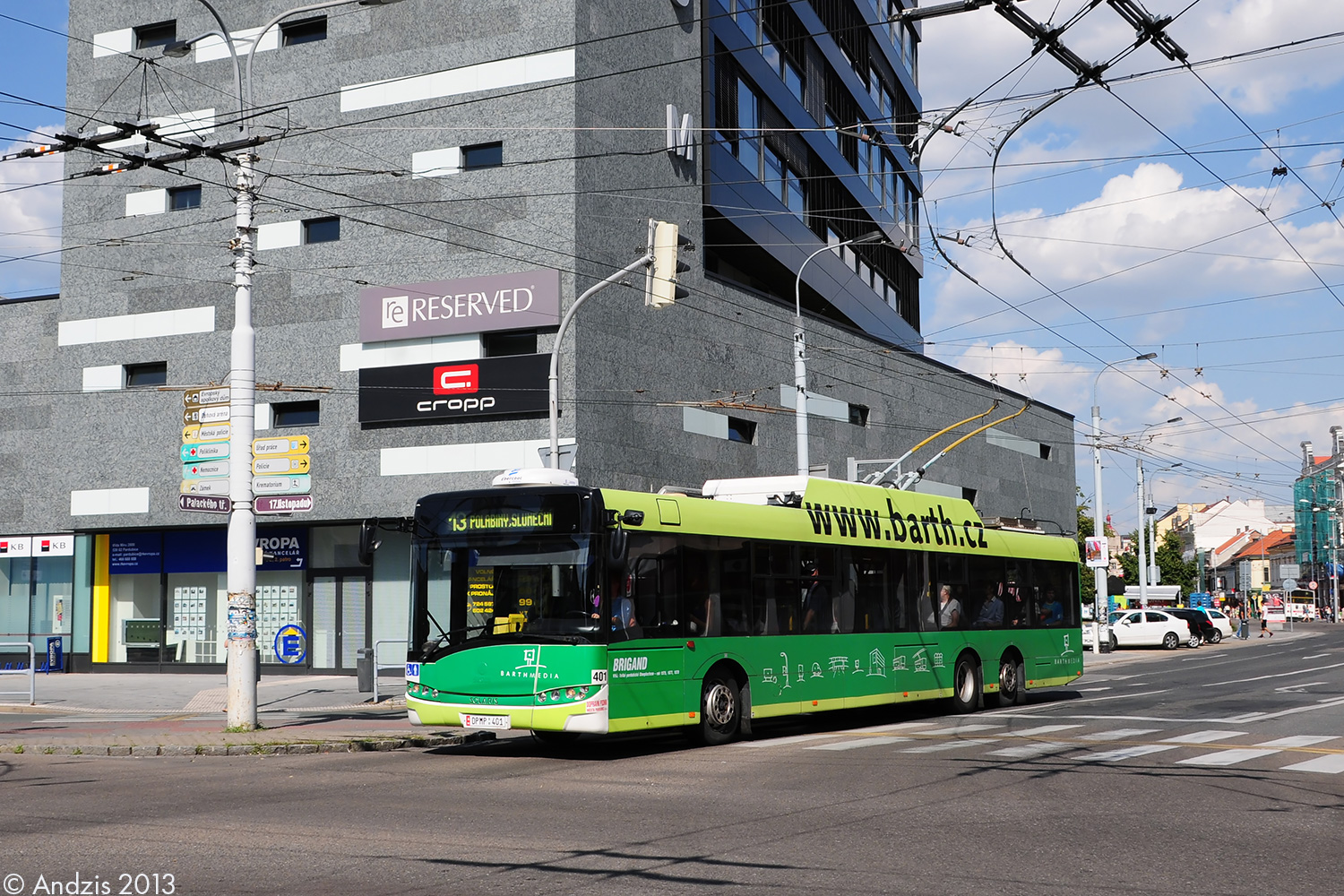 Пардубице, Škoda 28Tr Solaris III № 401