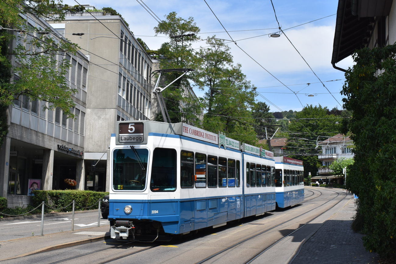 Цюрих, SWP/SIG/BBC Be 4/6 "Tram 2000" № 2094