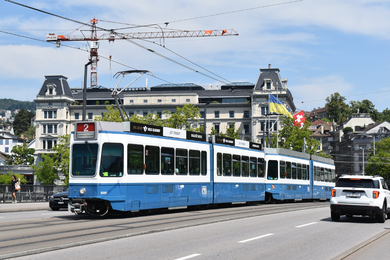 Цюрих, SWP/SIG/BBC Be 4/6 "Tram 2000" № 2066