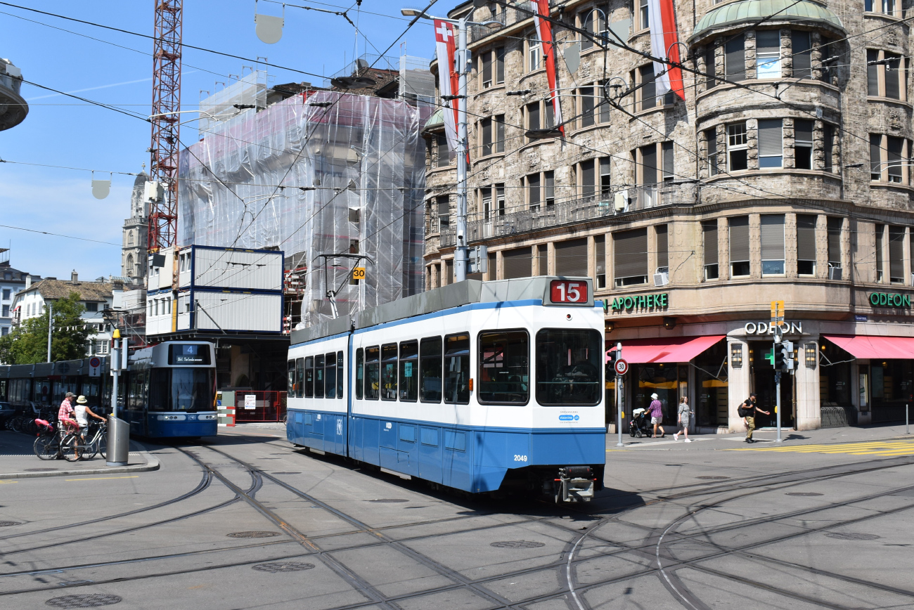 Цюрих, SWP/SIG/BBC Be 4/6 "Tram 2000" № 2049