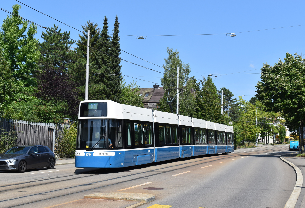 Cīrihe, Bombardier Flexity Zürich № 4022