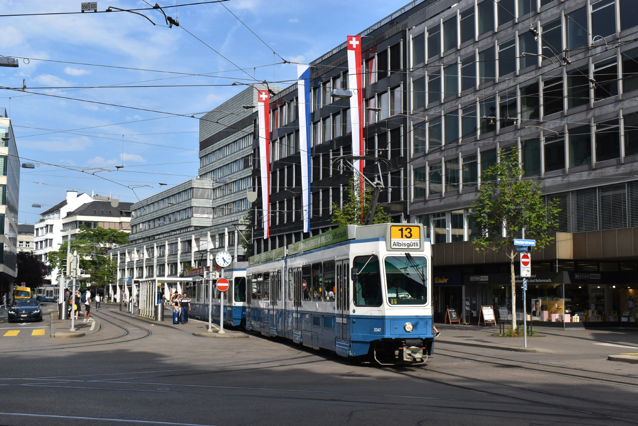 Цюрих, SWP/SIG/BBC Be 4/6 "Tram 2000" № 2047