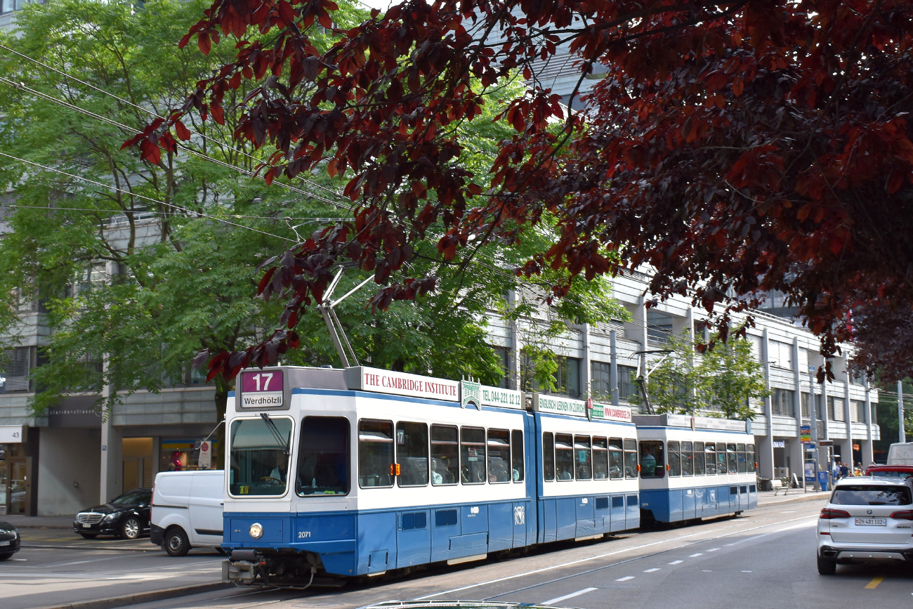 Цюрих, SWP/SIG/BBC Be 4/6 "Tram 2000" № 2071