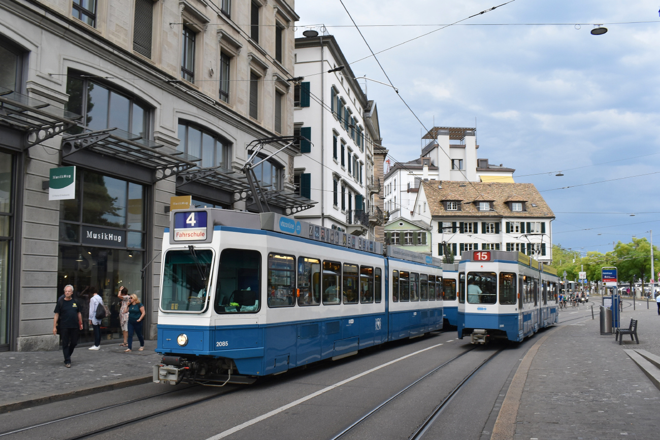 Цюрих, SWP/SIG/BBC Be 4/6 "Tram 2000" № 2085