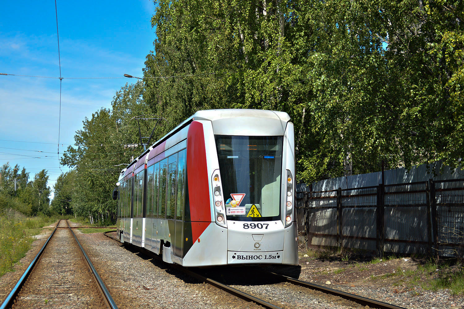 Санкт-Петербург, 71-801 (Alstom Citadis 301 CIS) № 8907