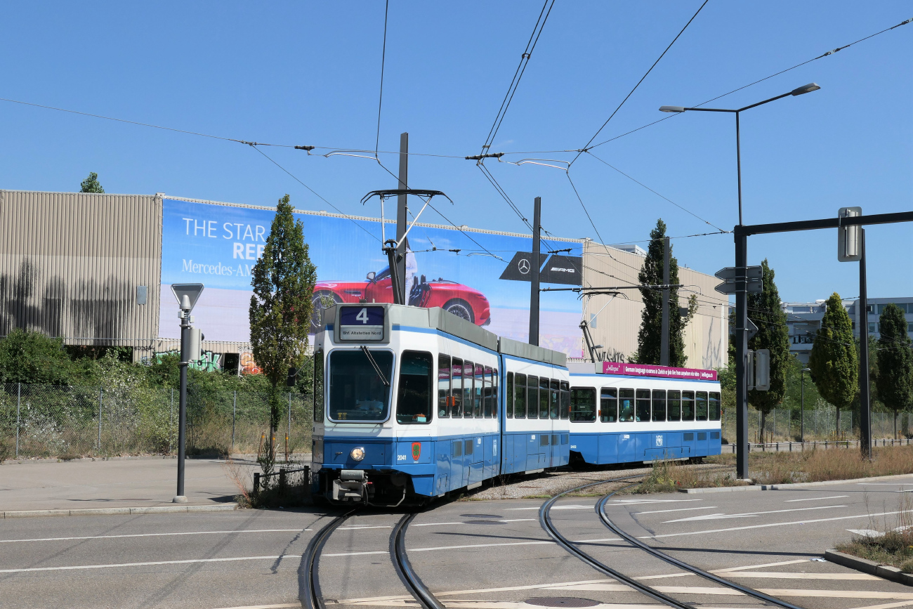 Цюрих, SWS/SWP/BBC Be 4/6 "Tram 2000" № 2041