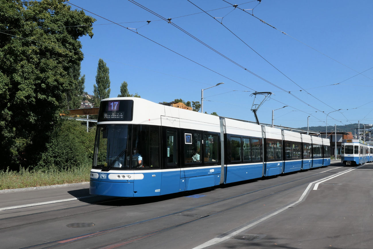 Zürich, Bombardier Flexity Zürich № 4022