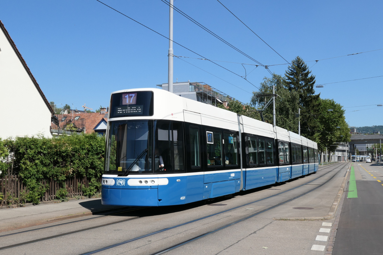 Zürich, Bombardier Flexity Zürich — 4021