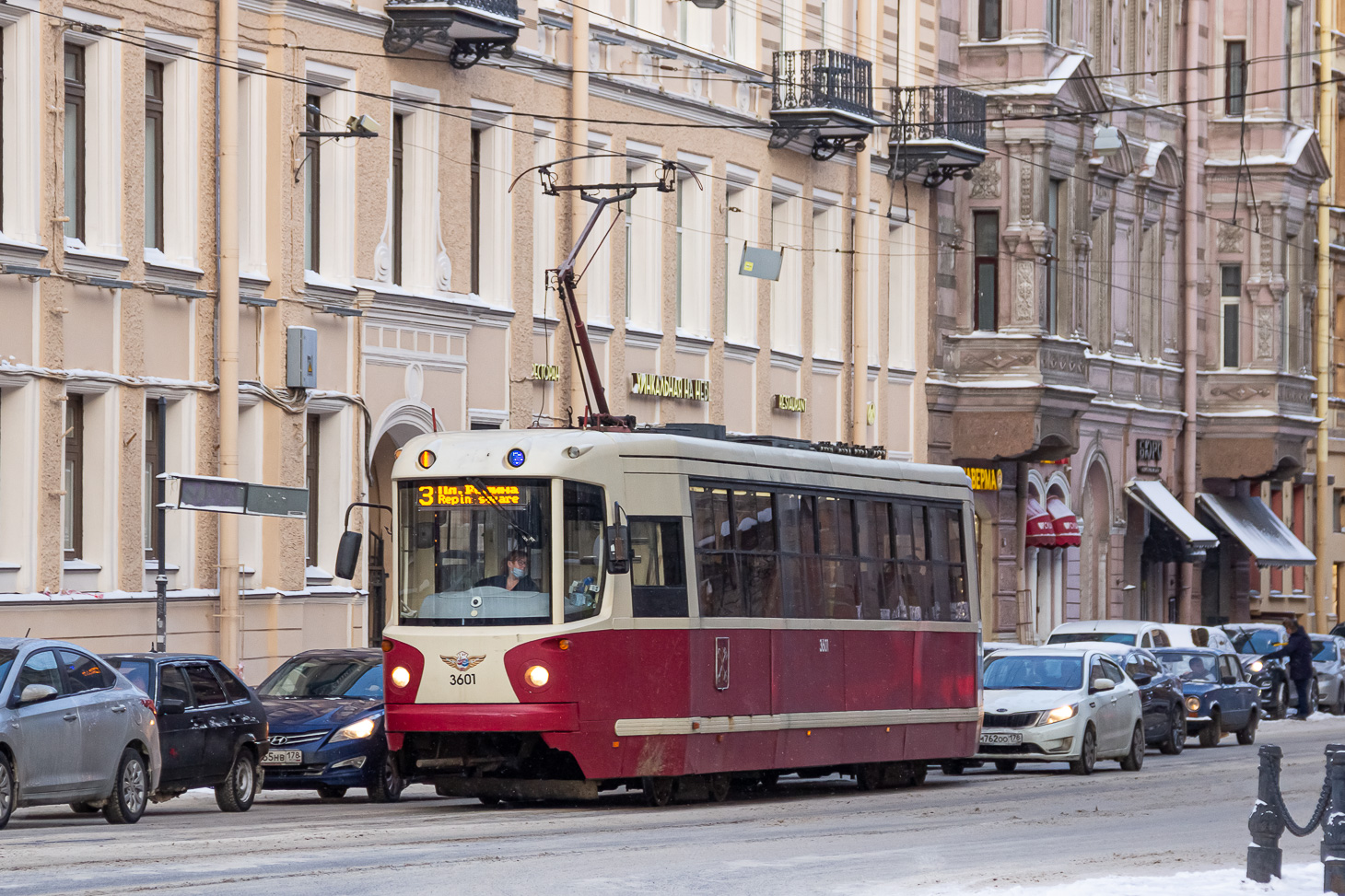 Санкт-Петербург, ЛМ-68М2 (мод. СПб ГЭТ) № 3601