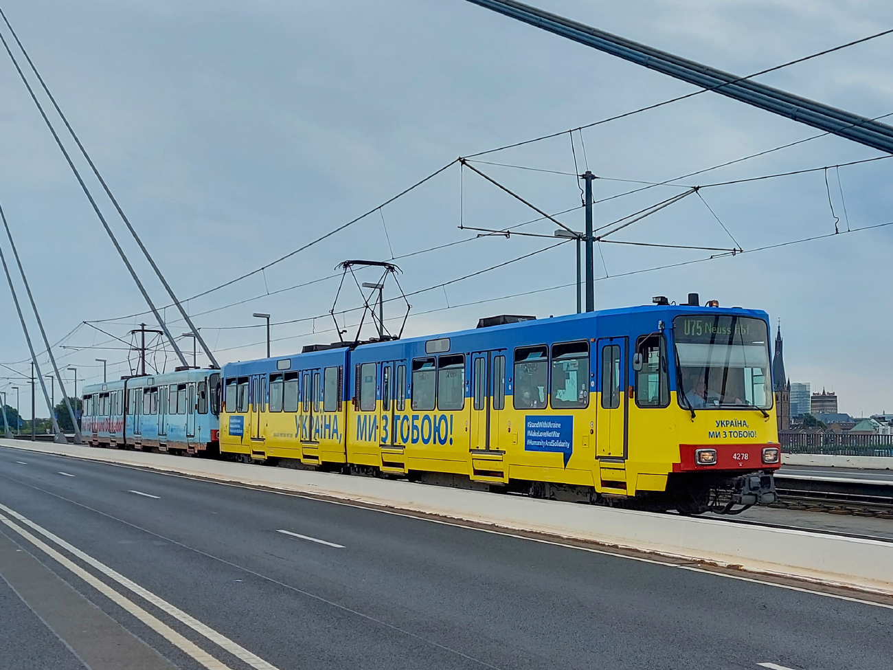 Дюссельдорф, Duewag B80D № 4278; Дюссельдорф, Duewag B80D № 4287