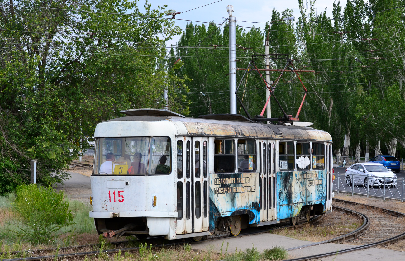 Волжский, Tatra T3SU № 115