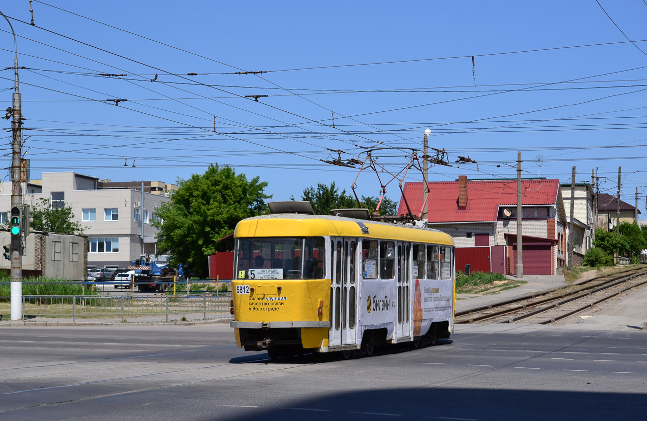 Volgograd, Tatra T3SU # 5812
