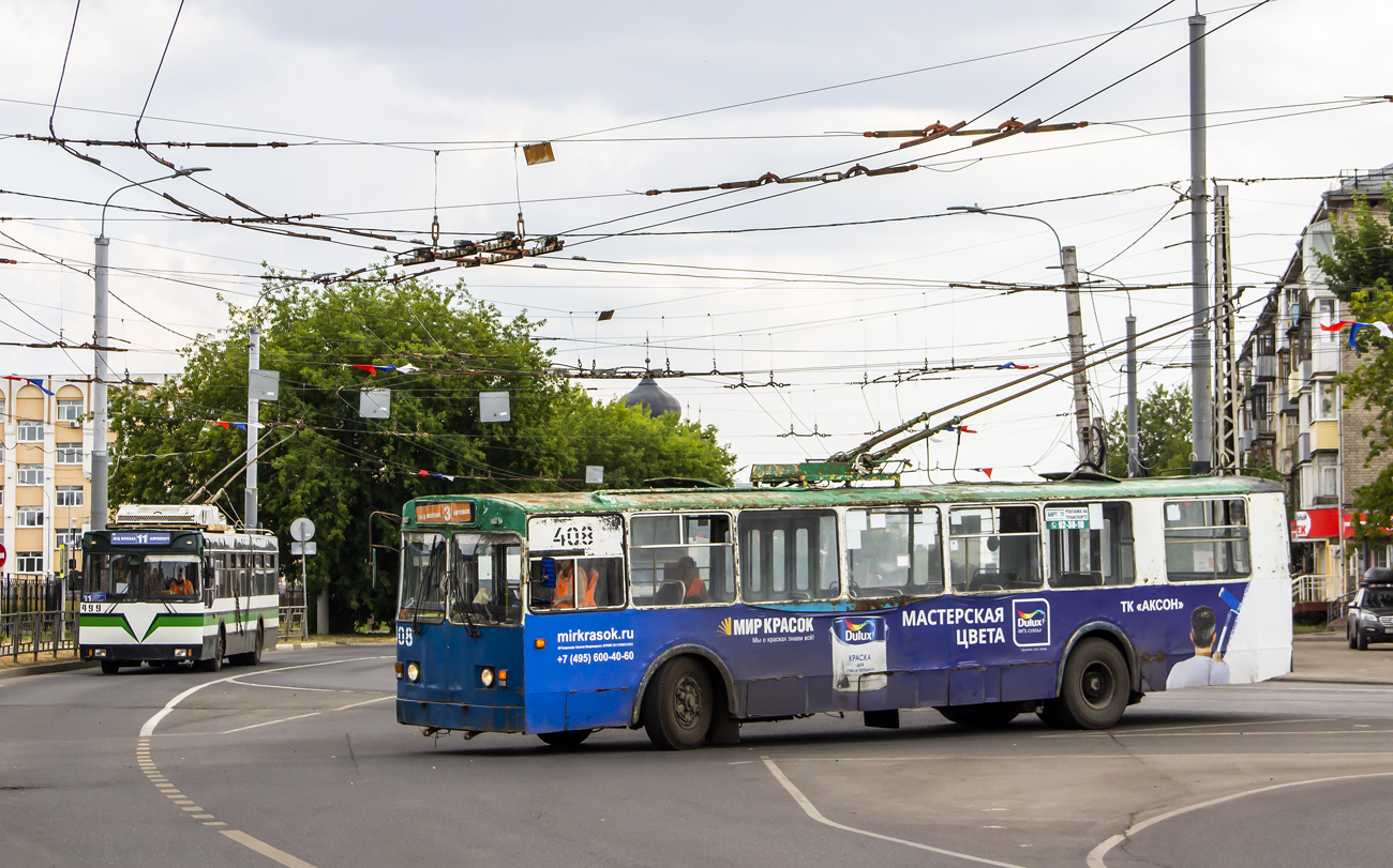 Ivanovas, Trolza-5275.05 “Optima” (KR MTrZ) № 499; Ivanovas, ZiU-682G [G00] № 408