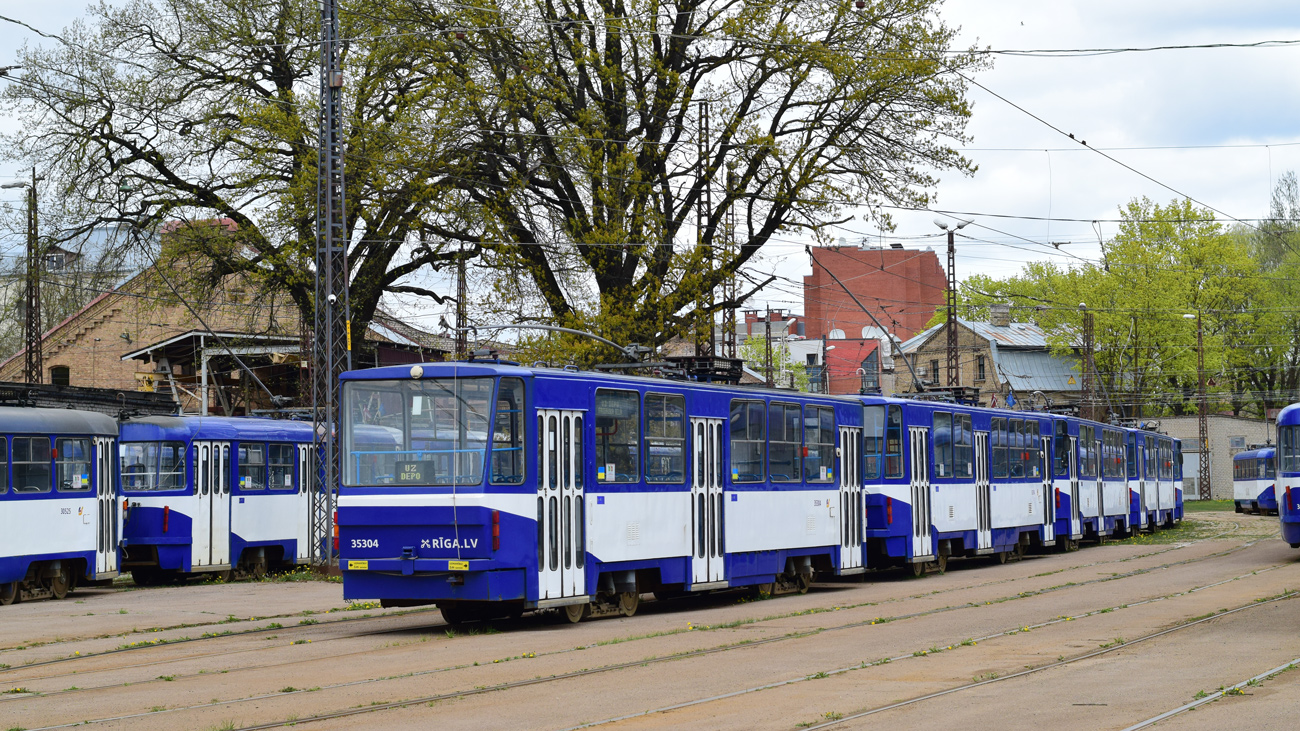 Рига, Tatra T3MR (T6B5-R) № 35304