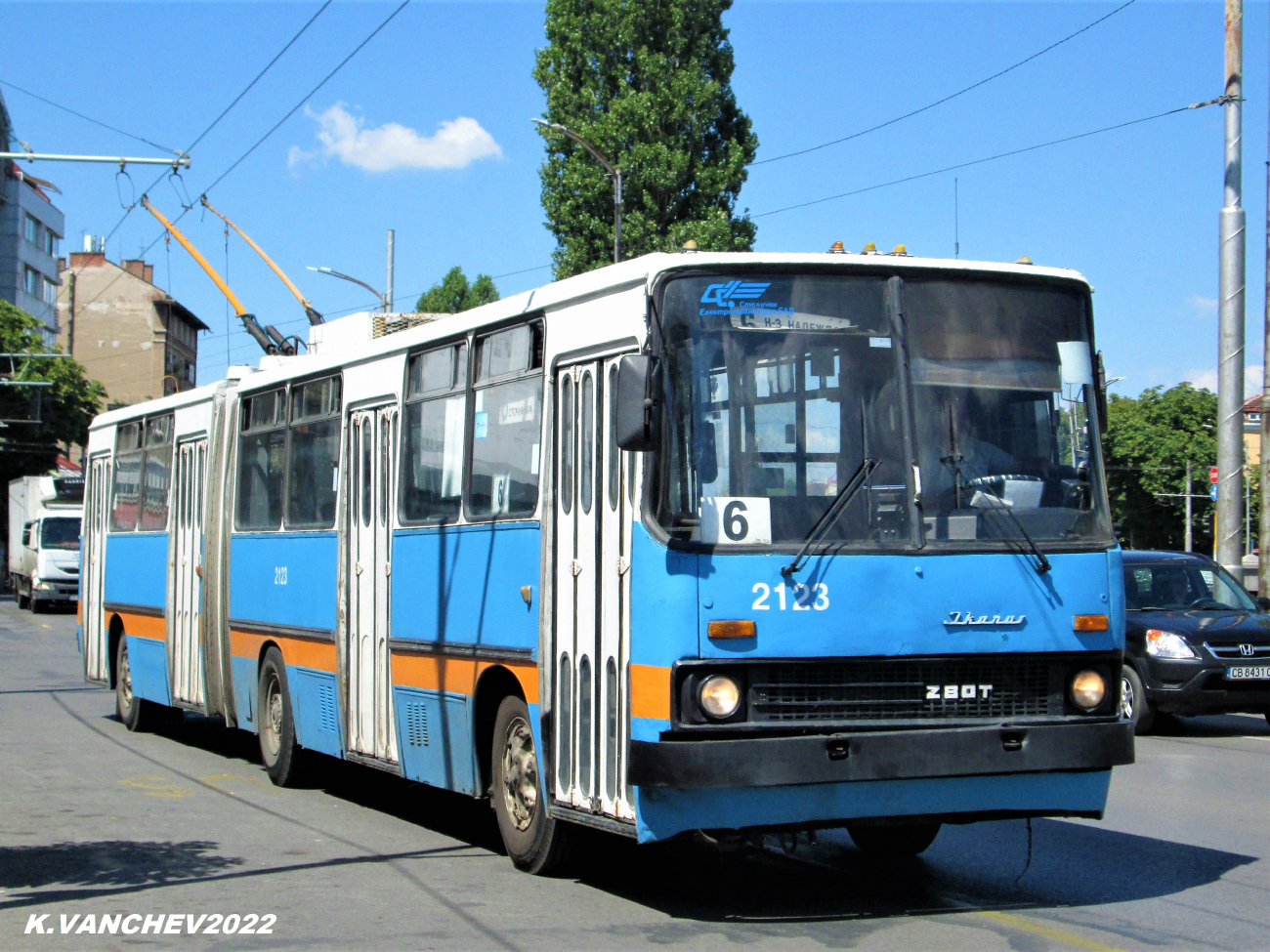 София, Ikarus 280.92 № 2123