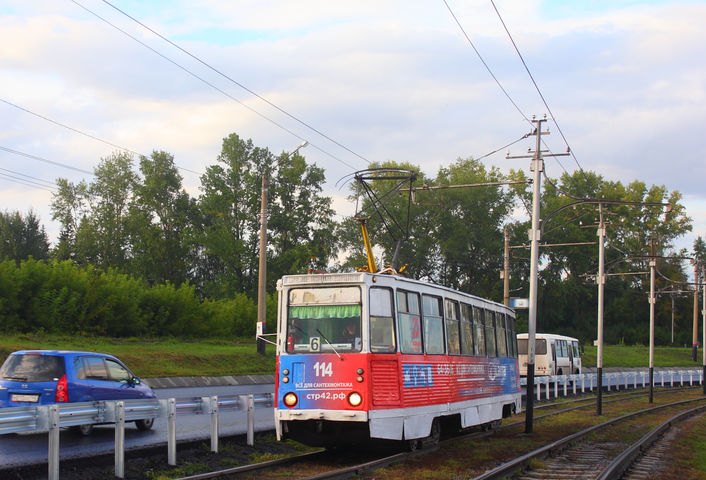 Прокопьевск, 71-605 (КТМ-5М3) № 114