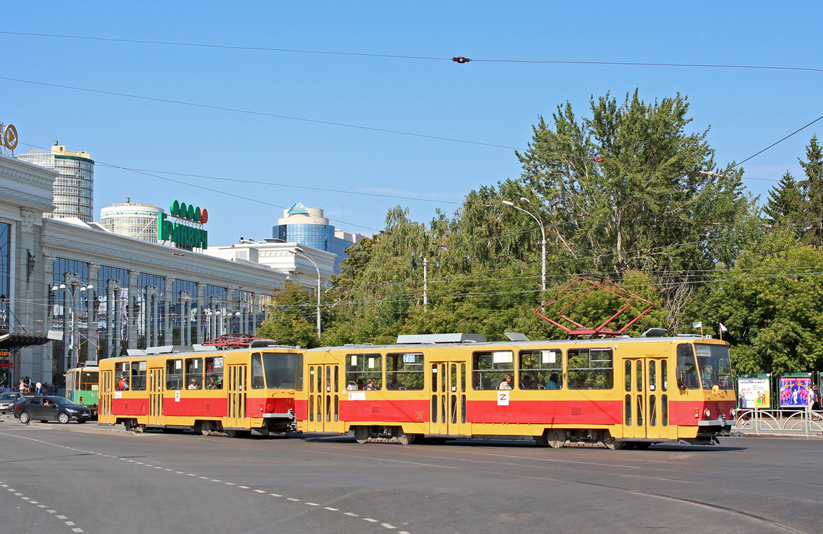 Екатеринбург, Tatra T6B5SU № 760