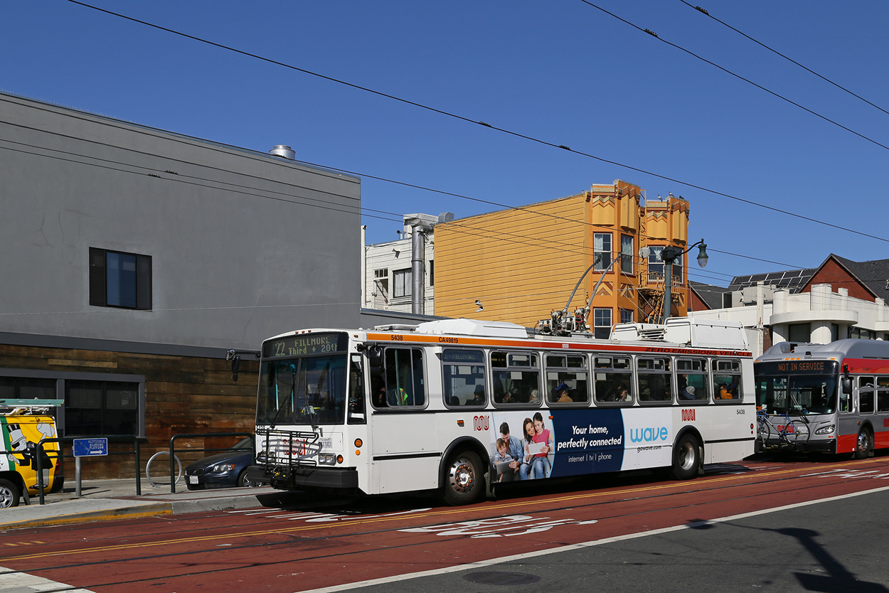 Сан-Франциско, область залива, Škoda 14TrSF № 5438