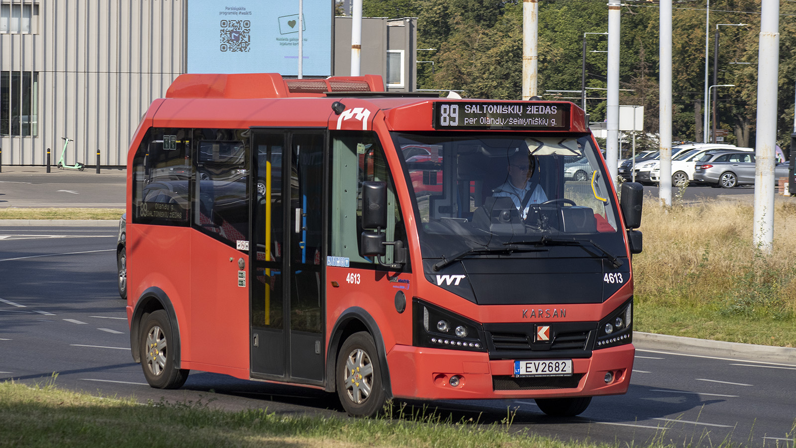 Вильнюс, Karsan e-Jest № 4613; Вильнюс — Временные плановые изменения движения