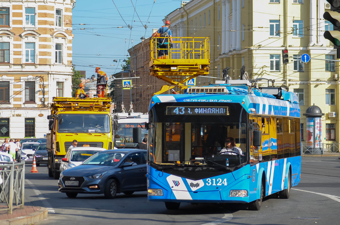 Санкт-Петербург, БКМ 32100D № 3124; Санкт-Петербург — Происшествия