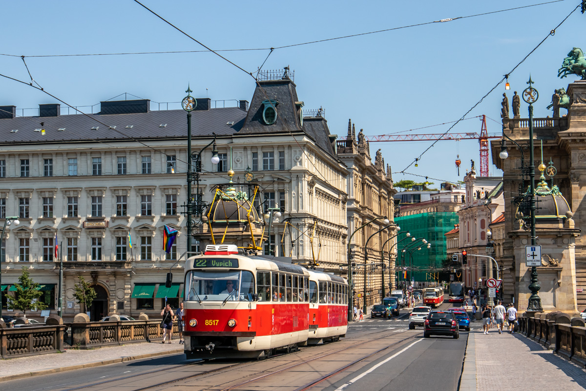 Прага, Tatra T3R.P № 8517