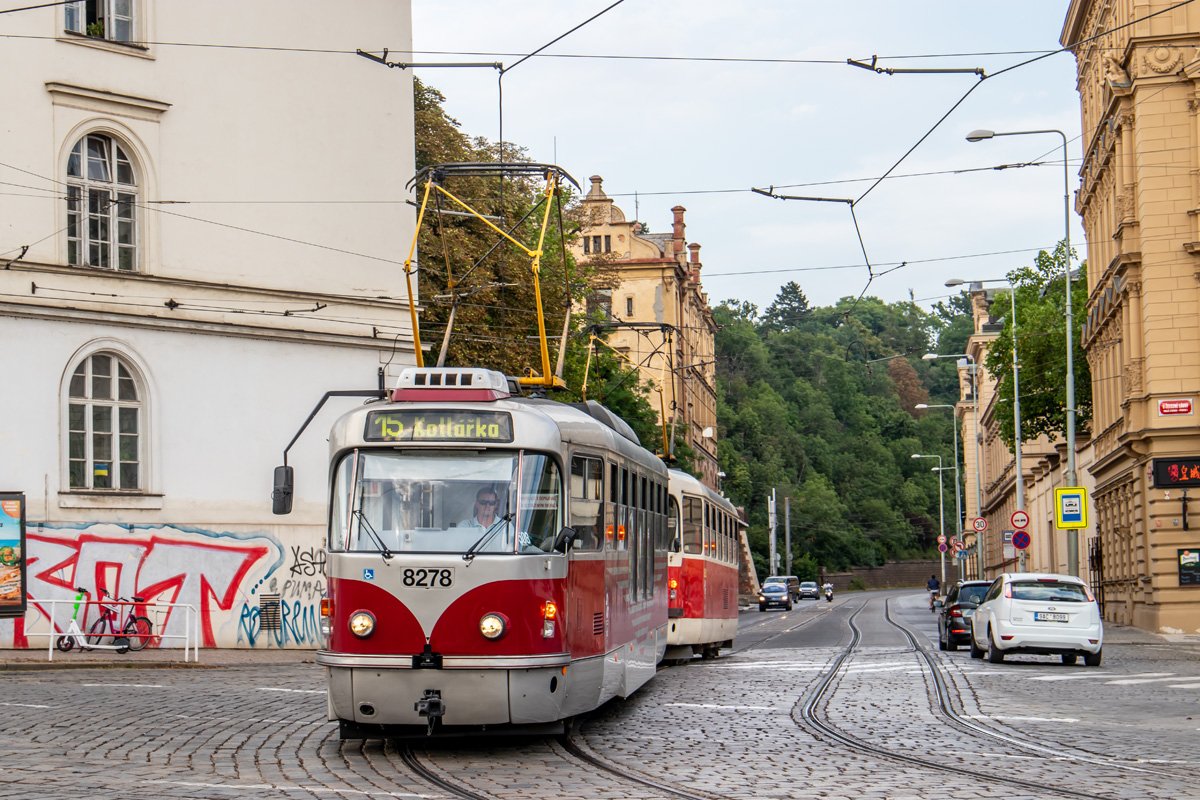 Прага, Tatra T3R.PLF № 8278