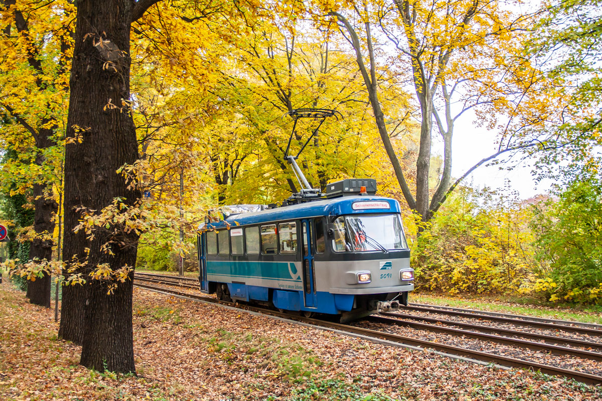 Лейпциг, Tatra T4D-S / P № 5091