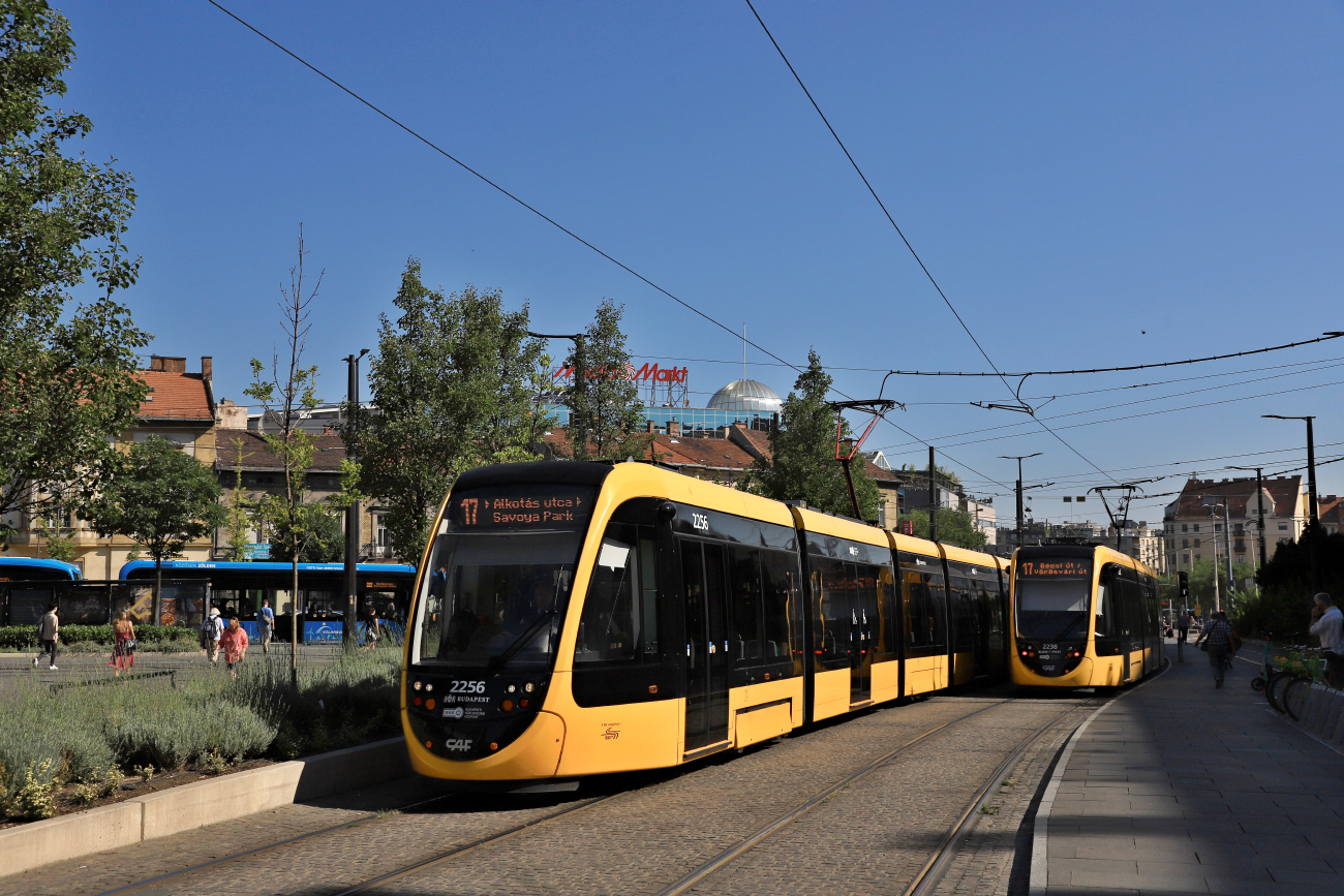 Budapest, CAF Urbos 3 N°. 2256 Budapest, CAF Urbos 3 N°. 2256