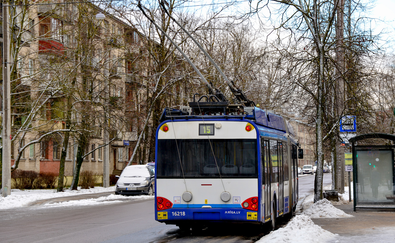 Рига, Solaris Trollino II 18 Ganz № 16218