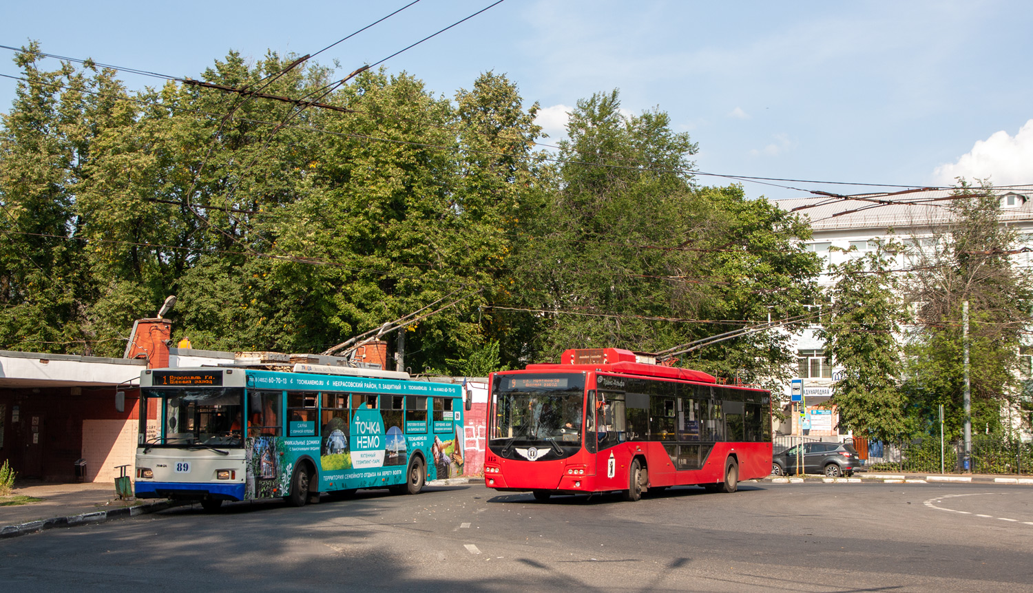 Ярославль, Тролза-5275.07 «Оптима» № 89; Ярославль, ВМЗ-5298.01 «Авангард» № 113