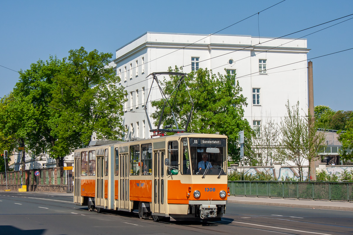 Leipzig, Tatra KT4D № 1308