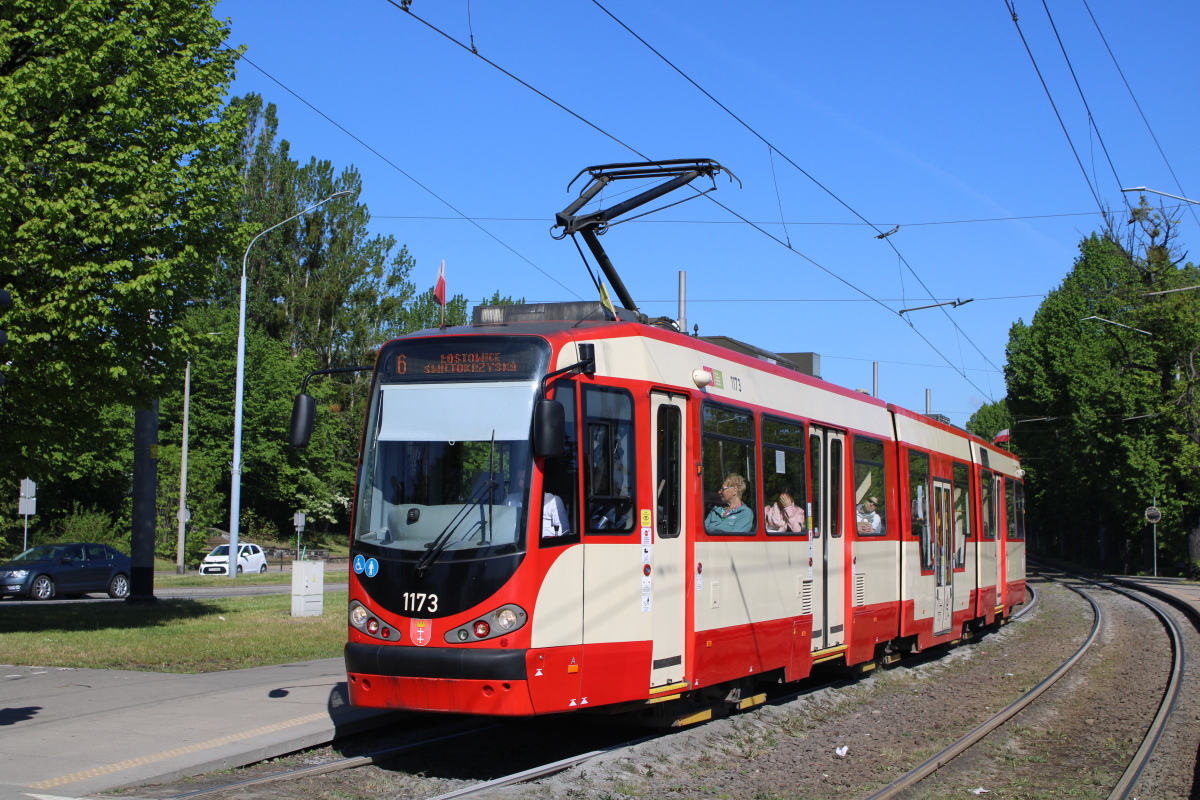 Gdanskas, Duewag N8C-MF 18 nr. 1173 Gdanskas, Duewag N8C-MF 18 nr. 1173