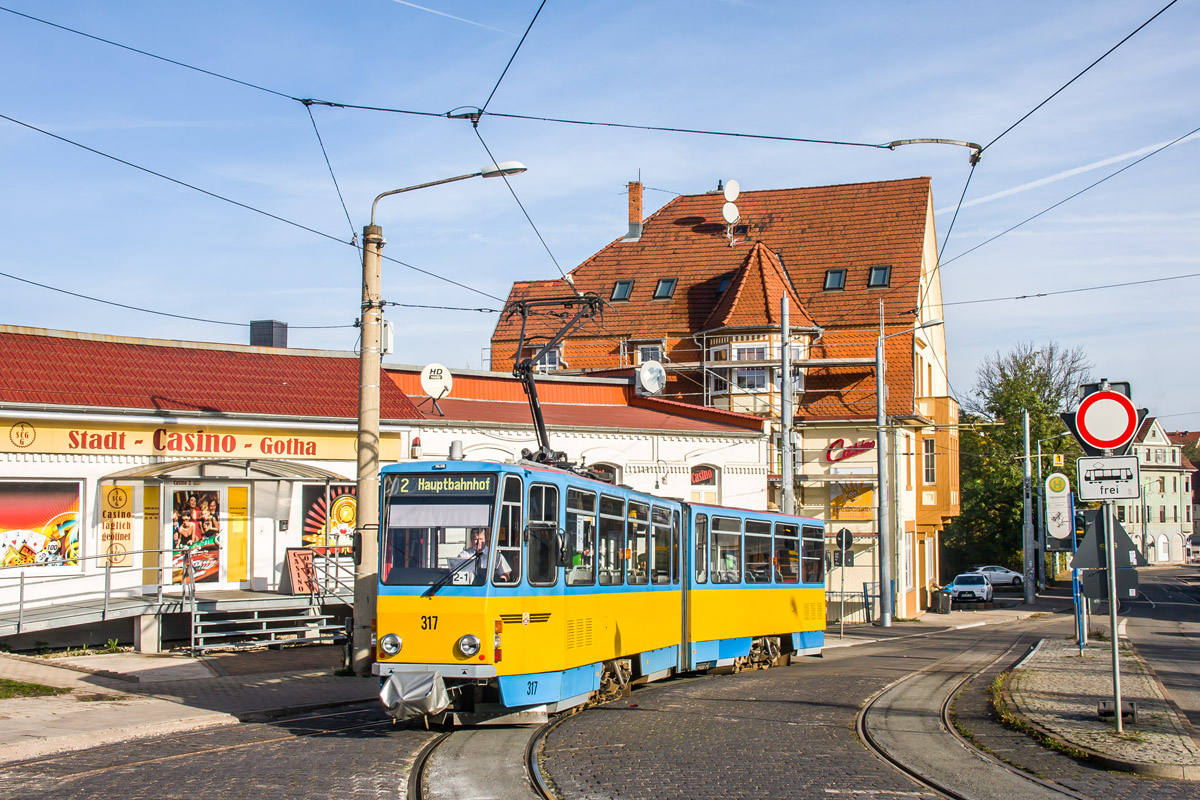 Гота, Tatra KT4DC-Z № 317