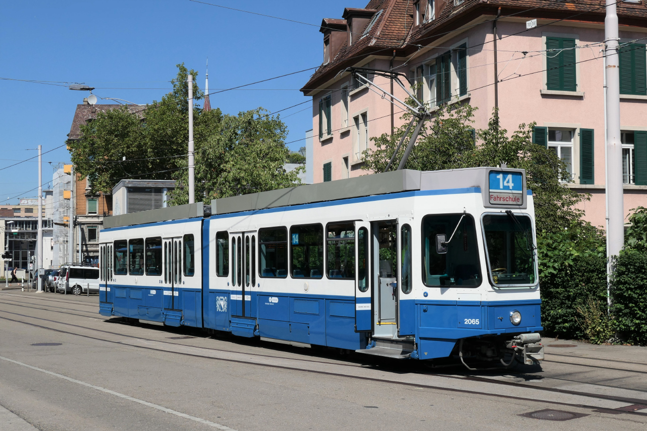 Цюрих, SWP/SIG/BBC Be 4/6 "Tram 2000" № 2065