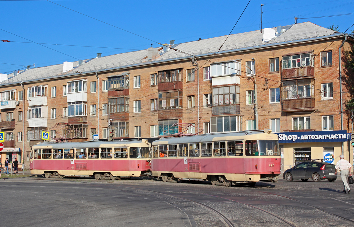 Екатеринбург, Tatra T3SU № 684