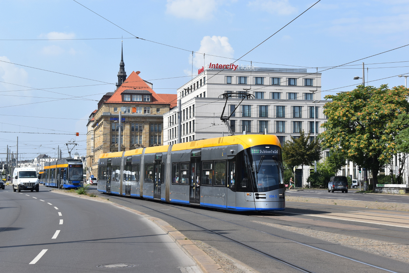Лейпциг, Solaris Tramino Leipzig (NGT10) № 1043