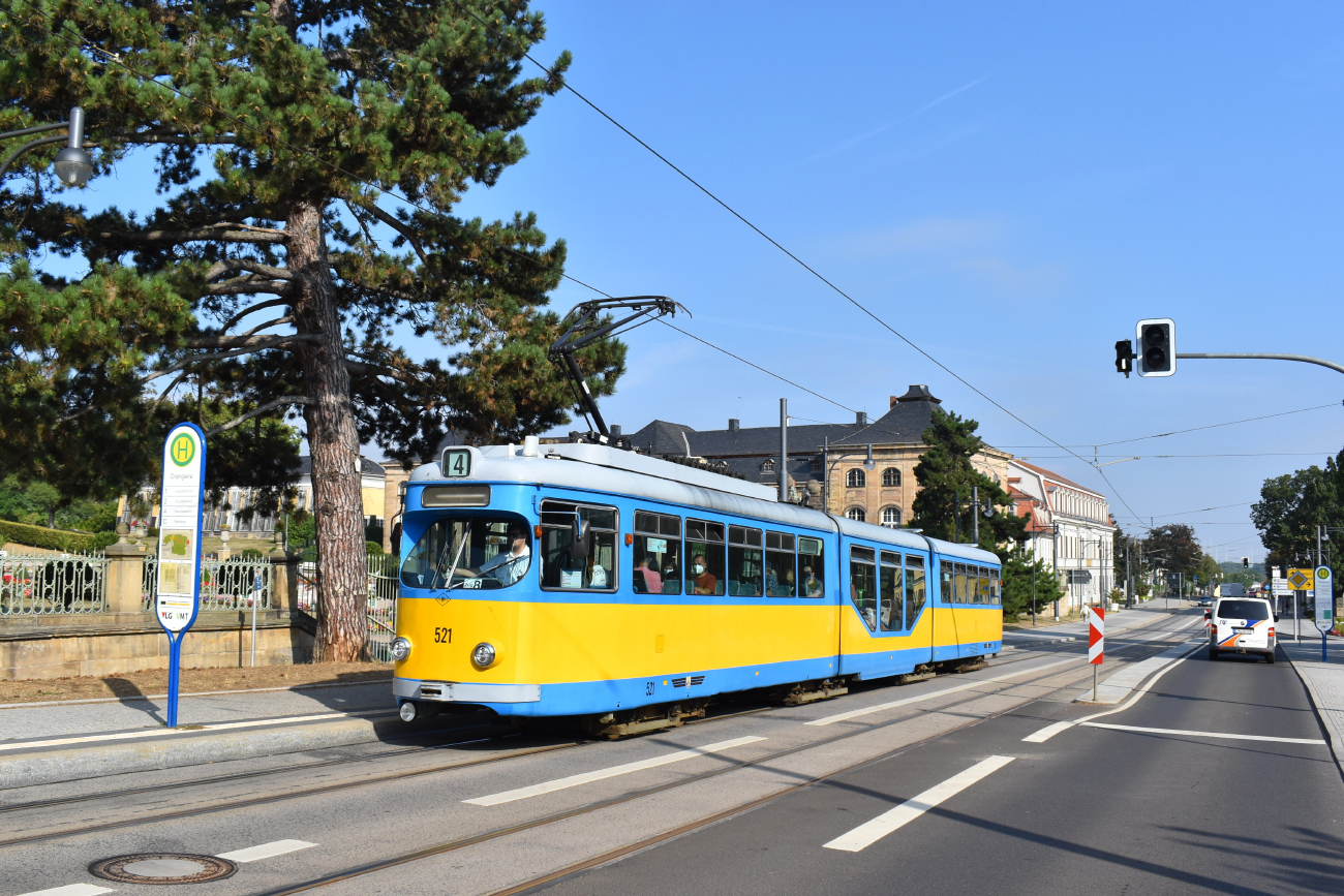 Gotha, Duewag GT8NF nr. 521 Gotha, Duewag GT8NF nr. 521