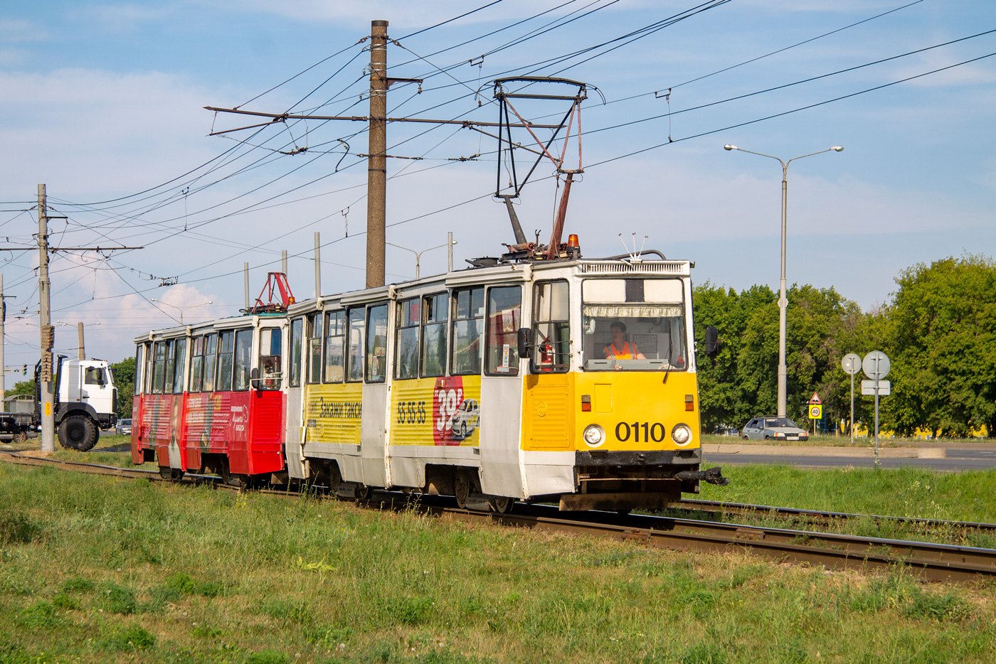 Набережные Челны, 71-605 (КТМ-5М3) № 0110; Набережные Челны — Происшествия