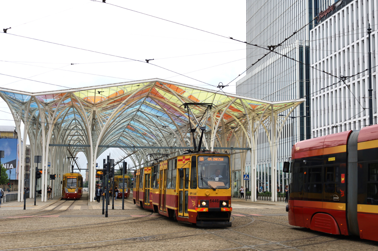 Лодзь, Konstal 805Na № 1446